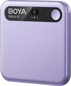 Pārnēsājams AI piezīmju ierakstītājs Boya Notra AI Note Taker — violets