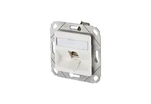 Socket-outlet RJ-45 MetzConnect 1309111102-E — Cat.6a, white, 69.9×69.9×40.9 mm