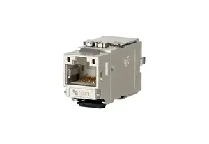 Wire connector MetzConnect 130B21-E for Cat6/6e/6a, silver, copper-plated contacts, 14.7×36×20 mm, pack of 10