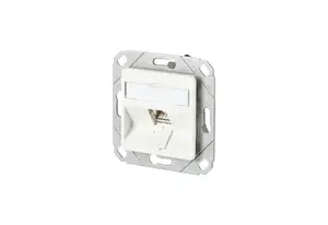 Socket-outlet RJ-45 MetzConnect 130B11D11102-E — Cat6a, White, 69.9×69.9×41 mm