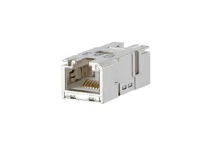 Соединитель проводов MetzConnect 1401200810MI RJ-45 серебристый — куплер сетевого кабеля