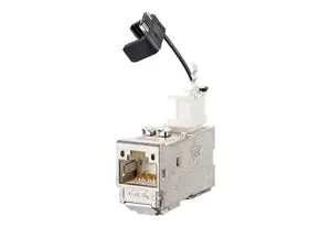 Коннектор RJ-45 MetzConnect 130B13-E, серебристый, модульный Ethernet-коннектор
