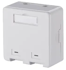 Outlet box MetzConnect 1309150002KE, white, 63.2×30×65 mm