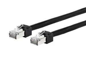 Tīkla kabelis MetzConnect Ultraflex500 Cat6 SF/UTP (S-FTP) melns 2 m RJ-45–RJ-45