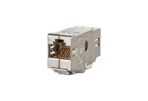 Wire connector MetzConnect 1309A0-I for Cat6/6e/6a, silver, copper-plated contacts, 14.7×36×20 mm