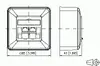 Розетка RJ-45 MetzConnect 1307380002-I Photo 2