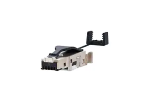 Соединитель проводов MetzConnect 1401405012-I RJ-45, черно‑серебристый, IP20, 12.9×51.3×14.7 мм, в уп. 10 шт.