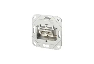 Розетка RJ-45 MetzConnect 130B11D21200-E, Кат.6a, металлическая, корпус сталь/цинк, IPX2, 69.9×69.9×33 мм