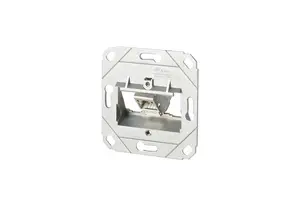 Розетка RJ-45 MetzConnect 130B11D11200-E, Cat6a, металлическая, 69.9×69.9×33 мм