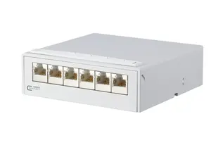 Patch panel MetzConnect 130862-11-E — 10 Gigabit Ethernet, RJ-45, Cat6, grey, 121.5×37.7×118 mm