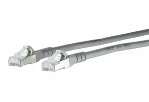 Networking cable MetzConnect 1308454033-E Cat6a SF/UTP (S-FTP) Grey 4 m RJ-45 to RJ-45