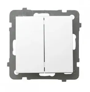 Ospel smart switch ŁP-9G/m/00, white, IP20, 250 V AC, 10 A, 71×71×40 mm