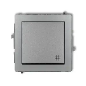 Level switch Karlik 7DWP-6, silver, AC 250 V, 10 A, IP20/IP44