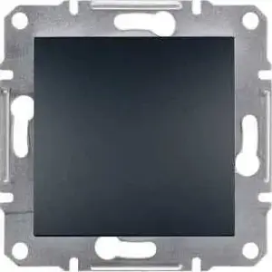 Schneider Electric Vienpolu spiedpoga bez rāmja, antracīts, modelis EPH0700171