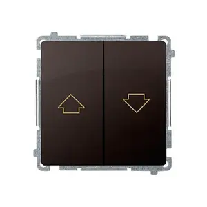 Electrical switch Kontakt-Simon BMZ1.01/47 — 250 V AC, 10 A, IP20/IP44, 75×75×41 mm