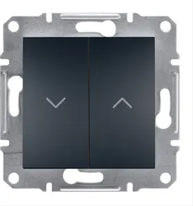 Schneider Electric Asfora roller shutter switch EPH1300571 without frame, anthracite