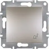 Schneider Electric Asfora кнопка звонка без рамки, коричневая, модель EPH0800169