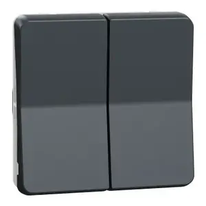 Light switch Schneider Electric MUR35019, ABS housing, IP55, 71×71×40 mm, 250 V