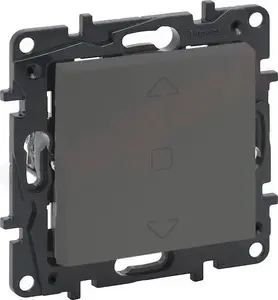Switch Legrand Niloe Step 863444 3-position roller/shutter switch steel finish