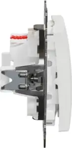 Wall switch Schneider Electric Sedna design SDD111105L single-pole rocker with indicator light, white
