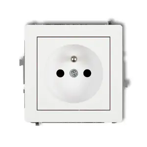Розетка Karlik DGP-1z 16 A 250 V IP20 настенная одноместная