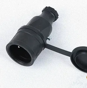 Portable single-phase rubber socket AEP with plug 16A 230V IP44 (model 9002228)