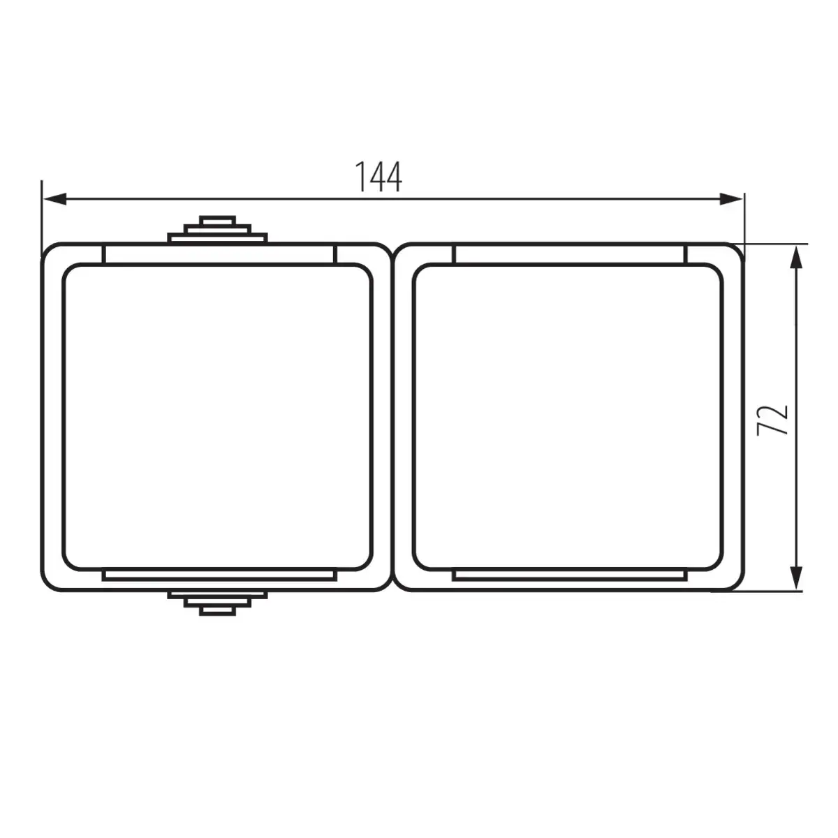 Розетка Kanlux 33497 — IP54 250В 16А Photo 2