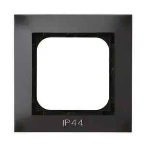 Накладка для выключателя Ospel RH-1Y/50 антрацит, IP44, 84×84 мм