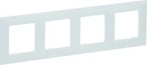 Рамка четверная Legrand Niloe Step 863094 — мятный (декоративная накладка)