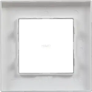 Single-frame Legrand Niloe Step 863891 brushed aluminium