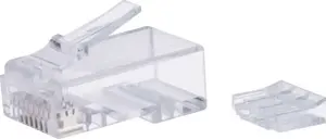Вилка RJ45 UTP CAT6 EMOS EM202 — модульный сетевой коннектор для Ethernet-кабелей