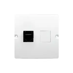 Розетка Kontakt-Simon BMF51.02/11 белая, пластик, IP20, 67×67×31 мм