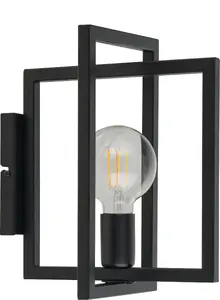 Sienas lampa SIGMA Sigma EDEN 32239 LED-ready melna viesistabai