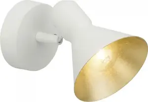 Wall lamp Brilliant Aztekas 24910/85 — white kitchen sconce, indoor lighting