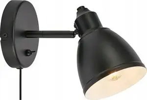 Wall lamp Markslojd Story 108712 — wall sconce 1x40W E14, black/white
