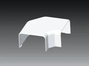 Leņķa vāks Kopos EKE balts 100 x 60 mm (modelis 8553)