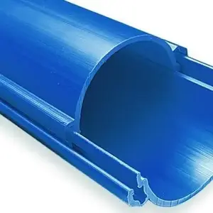 Защитная разделённая гофрированная труба Kopos KH 110 мм, 3 м, синяя
