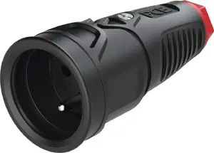 Portable Rubber Socket PCE 16A 2P+E 230V IP20 TAURUS2 2410-srw