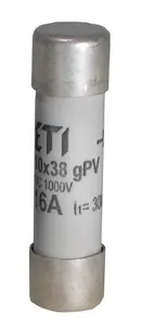 Fuse Cartridge (cylindrical) Eti-Polam CH10x38 13A PV 10x38 mm
