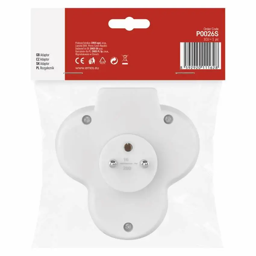 Power plug adapter EMOS P0026S Photo 6