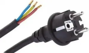 Power cable PAWBOL D.3508 H05RR-F 3x1.5 mm², 5 m, black