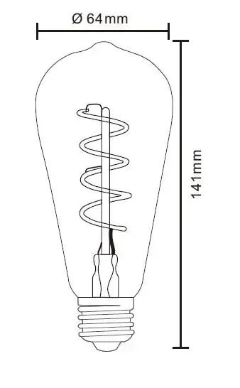 GLOBO 11405F LED лампа E27 4,5 Вт Photo 6
