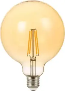 LED spuldze Lumax LC161 12W E27 G125 dzintara 1300 lm