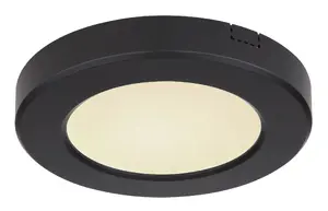 Ceiling light GLOBO 12379-6B LED, plastic housing, Ø12.6 cm, 6 W, IP20, 230 V