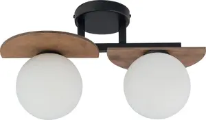 Потолочный светильник SIGMA MIRROR 33301 — LED-ready коричневый для офиса