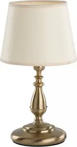 Galda lampa ALFA Roksana ar abažūru, modelis 16078