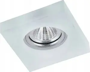 Встраиваемый галогенный светильник GREENLUX Faroform Crystal-Frost S FF002000.0 MR16 1x50W GU5.3 матовое стекло
