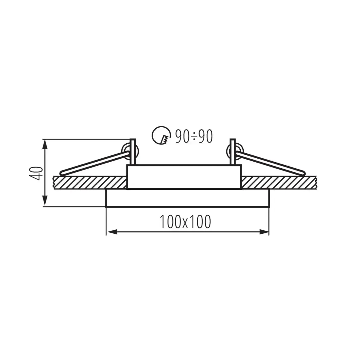 Kanlux 26720 griestu lampa GX5.3 10W Photo 5