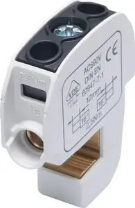 Insulated Busbar Clamp Simet SBB 16 (81550007) black — for 16 mm² busbar connections