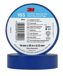 Electrical tape 3M 7100184801, PVC, blue, 19 mm x 20.12 m x 0.15 mm